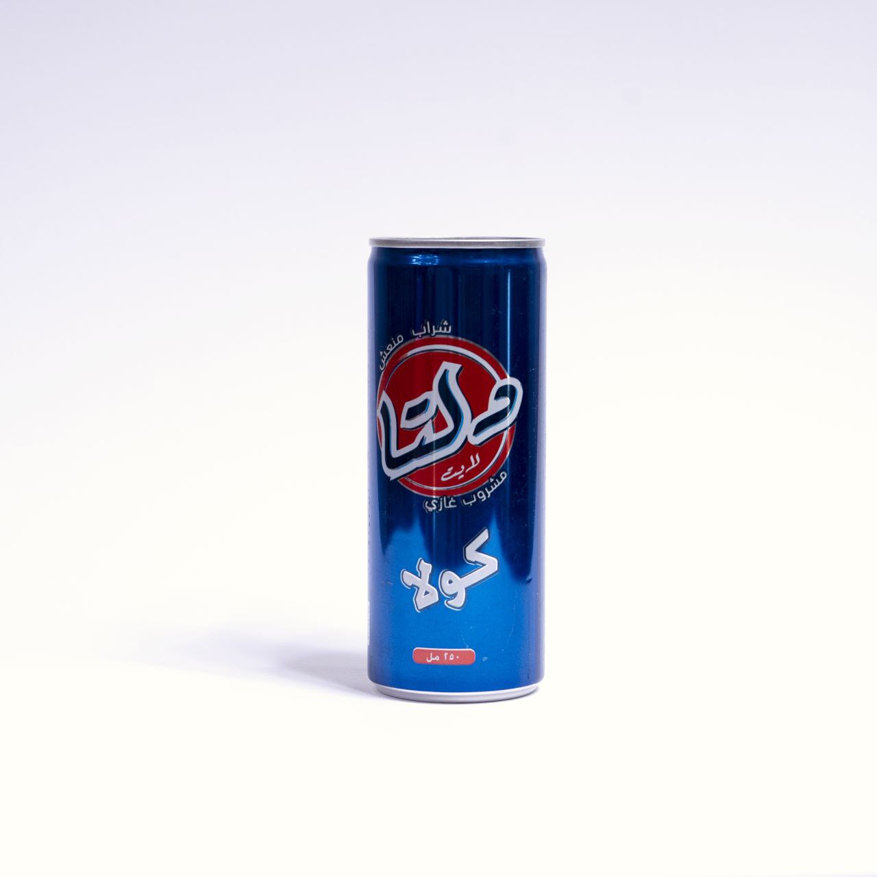 product دلتا كولا علب 250 ملم منتج شركة دلتا المسيرة مشروب غازي