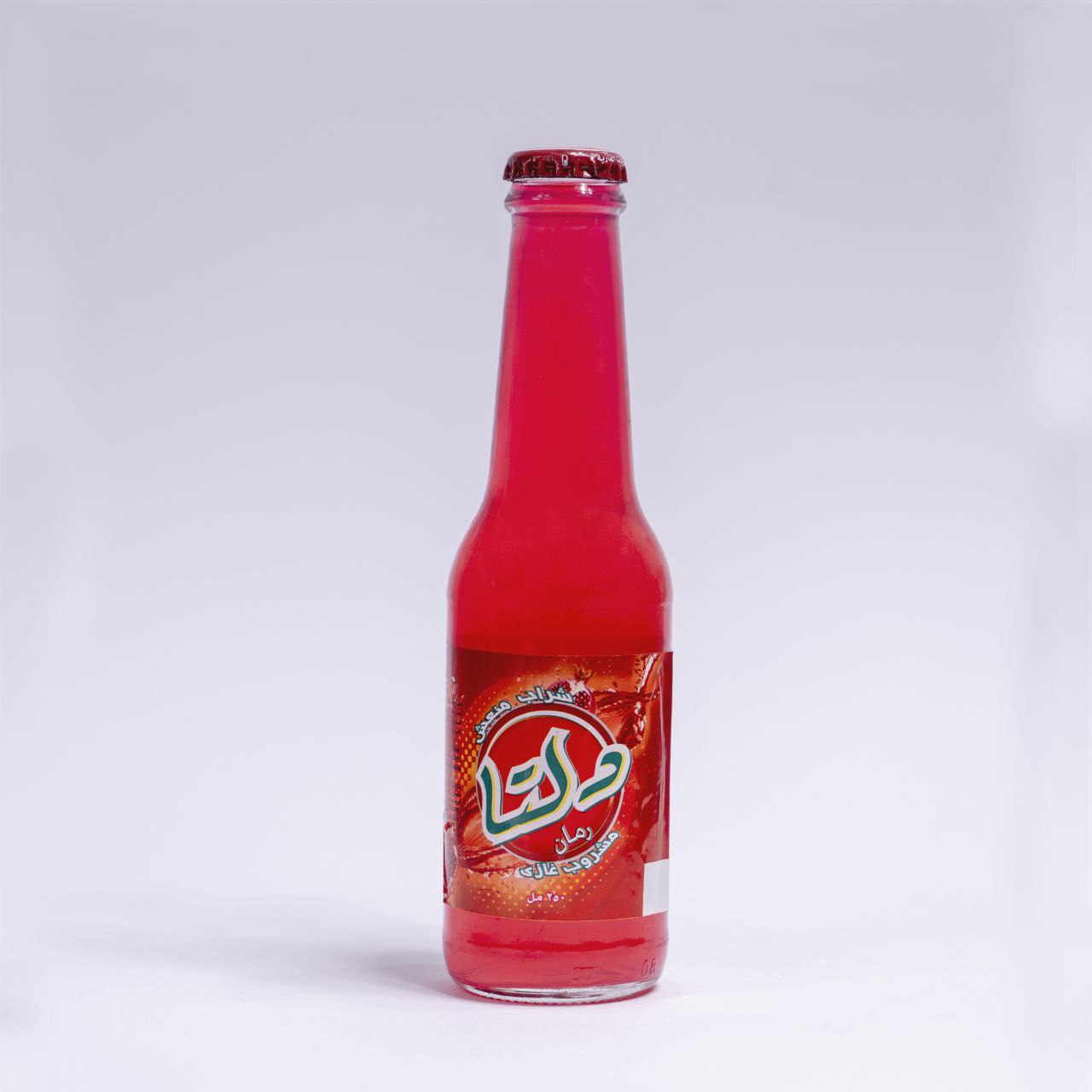 product دلتا رمان زجاجة 250 ملم منتج شركة دلتا المسيرة مشروب غازي